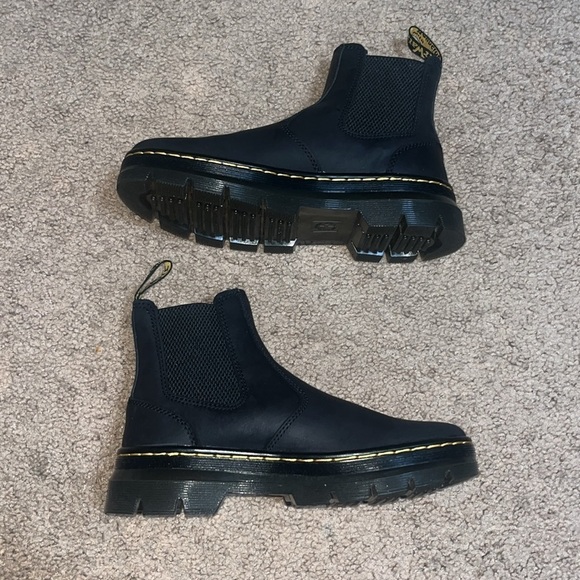 Dr. Marten’s Embury Leather Casual Chelsea Boot Wyoming Black 6 - Picture 6 of 11